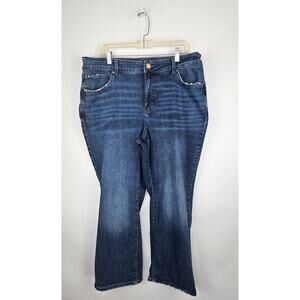 Maurices Everflex Jeans Women 20W Short Curvy High Rise Slim Boot Denim Stretch